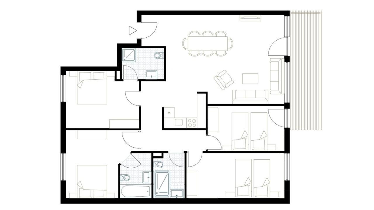 Alpsrental Apartments Freja אוברטאורן מראה חיצוני תמונה